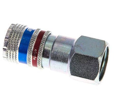 Acero/latón DN 7.6 (7.2 Euro) Acoplamiento de aire de seguridad Enchufe G 1/2 pulgada Hembra