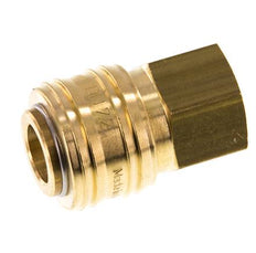 Acoplamiento de aire de latón DN 7.2 (Euro) Enchufe G 1/4 pulgada Hembra