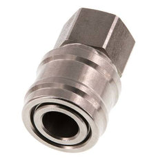 Acero inoxidable DN 7,2 (Euro) Acoplamiento de aire Enchufe G 1/4 pulgada Hembra Doble cierre