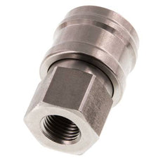Acero inoxidable DN 7,2 (Euro) Acoplamiento de aire Enchufe G 1/4 pulgada Hembra Doble cierre