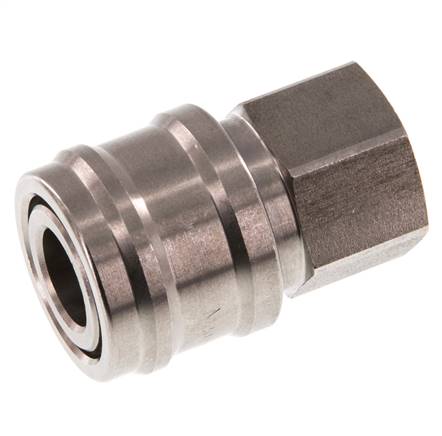 Acero inoxidable DN 7,2 (Euro) Acoplamiento de aire Enchufe G 1/4 pulgada Hembra Doble cierre