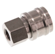 Acero inoxidable DN 7,2 (Euro) Acoplamiento de aire Enchufe G 1/4 pulgada Hembra Doble cierre