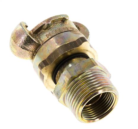 Hierro fundido DN 17 DIN 3238 Acoplamiento de garras giratorias G 1'' Macho