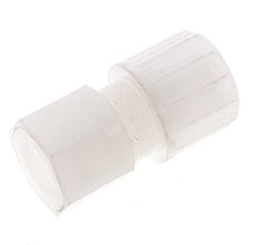 14x12mm & G1/4'' Racor de compresión recto de PVDF con rosca hembra 10 bar