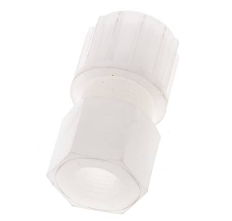 14x12mm & G1/4'' Racor de compresión recto de PVDF con rosca hembra 10 bar