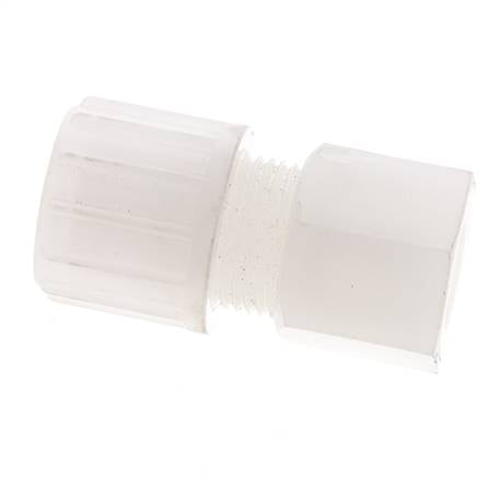 14x12mm & G1/4'' Racor de compresión recto de PVDF con rosca hembra 10 bar