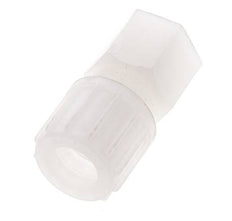 Racor de compresión recto de PVDF de 6x4 mm y G3/8'' con rosca hembra 10 bar