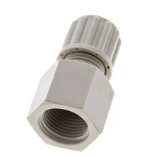 Racor de compresión recto de PP 8x6 mm y G3/8'' con rosca hembra 10 bar