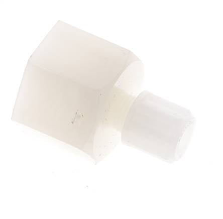 Racor de compresión recto de PVDF 8x6 mm y G1/2'' con rosca hembra 10 bar