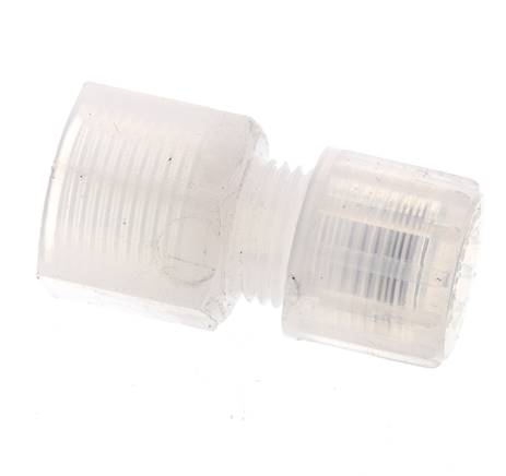 10x8mm & G3/8'' PFA Racor de corte recto con rosca hembra 10 bar