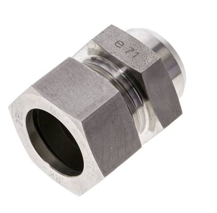 Accesorio de corte recto de acero inoxidable de 28L y 32mm con extremo para soldar 160 bar ISO 8434-1