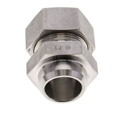 Accesorio de corte recto de acero inoxidable de 28L y 32mm con extremo para soldar 160 bar ISO 8434-1