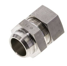 Accesorio de corte recto de acero inoxidable de 28L y 32mm con extremo para soldar 160 bar ISO 8434-1