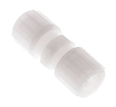 Racor de compresión recto de PVDF de 14x12 mm 10 bar