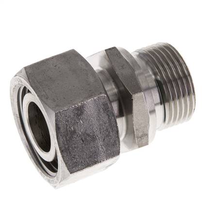 22L y G3/4'' Acero Inoxidable Giratorio Recto con Rosca Macho 160 bar FKM Ajustable ISO 8434-1