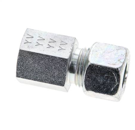 12L & M16x1.5 Racor recto de acero zincado con rosca hembra 315 bar ISO 8434-1