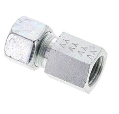 12L & M16x1.5 Racor recto de acero zincado con rosca hembra 315 bar ISO 8434-1