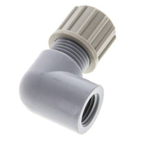 Racor de compresión codo PA 10x8mm & G1/4'' con rosca hembra 10 bar