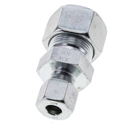 10S y 20S Racor recto de acero galvanizado 400 bar ISO 8434-1