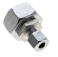 10S y 25S Accesorio de corte recto de acero galvanizado con rótula 400 bar Junta tórica de NBR Cono de sellado ISO 8434-1
