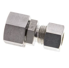 Accesorio de compresión recto de acero inoxidable de 12L y 15L con rótula de 315 bar Cono de sellado con junta tórica de FKM ISO 8434-1