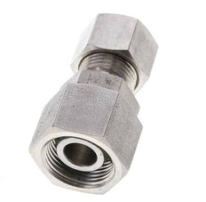 Accesorio de compresión recto de acero inoxidable de 12L y 15L con rótula de 315 bar Cono de sellado con junta tórica de FKM ISO 8434-1