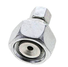 10S y 25S Accesorio de corte recto de acero galvanizado con rótula 400 bar Junta tórica de NBR Cono de sellado ISO 8434-1