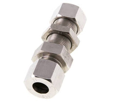 Accesorio de corte recto de acero inoxidable 14S Pasamuros 630 bar ISO 8434-1