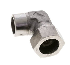Accesorio de corte en codo de acero inoxidable de 35L y 40mm con extremo para soldar 160 bar ISO 8434-1