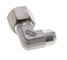 Accesorio de corte en codo de acero inoxidable de 14S y 19mm con extremo para soldar 630 bar ISO 8434-1
