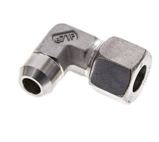 Accesorio de corte en codo de acero inoxidable de 14S y 19mm con extremo para soldar 630 bar ISO 8434-1