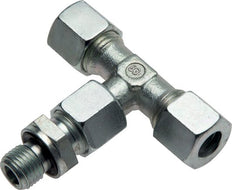 38S y G1-1/2'' Accesorio de corte en T de acero galvanizado con rosca macho 315 bar ajustable ISO 8434-1