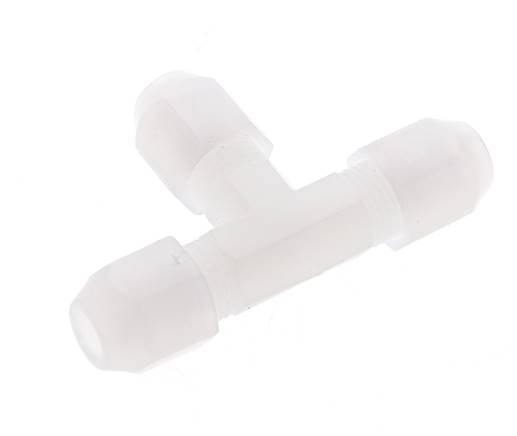 4x6 Mm PVDF T-Forma Tee Conector De Manguera 10Bar/145Psi