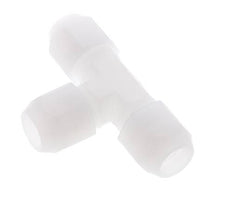 12x14 mm PVDF Tee En Forma De T Conexión De Manguera 10bar/145psi