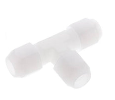 12x14 mm PVDF Tee En Forma De T Conexión De Manguera 10bar/145psi