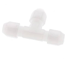 4x6 Mm PVDF T-Forma Tee Conector De Manguera 10Bar/145Psi