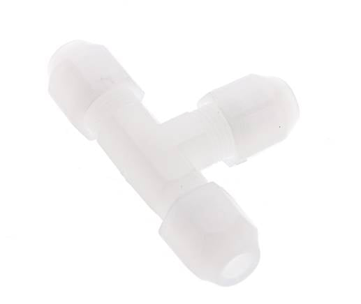 4x6 Mm PVDF T-Forma Tee Conector De Manguera 10Bar/145Psi