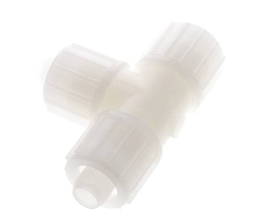 20x13mm PVDF Tee De Forma T Racor De Compresión 10 Bar PVC Y PA