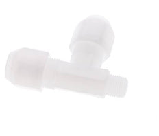 6x8mm & R1/8'' PP Right Angle Hose Fitting with Male Threads 10bar/145psi [2 Piezas]
