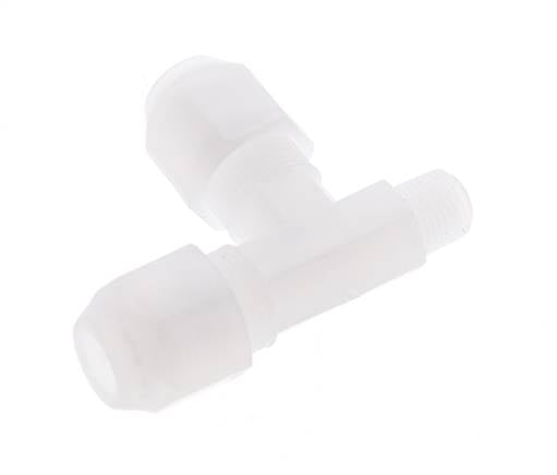 6x8mm & R1/8'' PP Right Angle Hose Fitting with Male Threads 10bar/145psi [2 Piezas]
