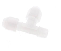 2x4mm & R1/8'' PP Right Angle Hose Fitting with Male Threads 10bar/145psi [2 Piezas]