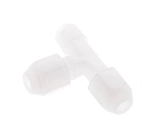 2x4mm & R1/8'' PP Right Angle Hose Fitting with Male Threads 10bar/145psi [2 Piezas]