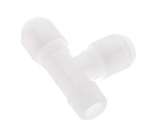 8x10mm & R3/8'' PP Right Angle Hose Fitting with Male Threads 10bar/145psi [2 Piezas]