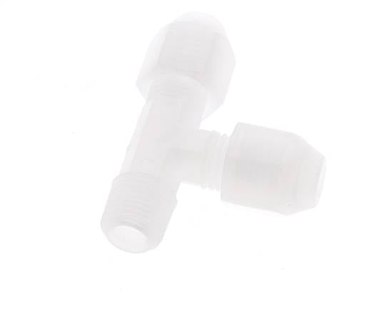 2x4mm & R1/8'' PP Right Angle Hose Fitting with Male Threads 10bar/145psi [2 Piezas]