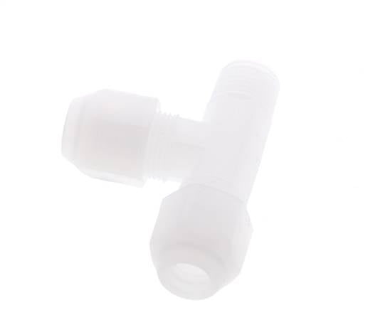6x8mm & R1/4'' PP Right Angle Hose Fitting with Male Threads 10bar/145psi [2 Piezas]