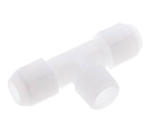 10x12 Mm&R1/2'' PP Tee En Forma De T Con Rosca Macho 10Bar/145Psi