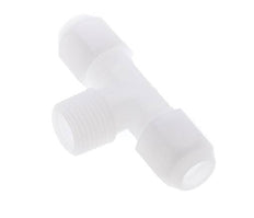 10x12 Mm&R1/2'' PP Tee En Forma De T Con Rosca Macho 10Bar/145Psi