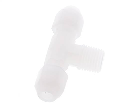 4X6 Mm&R1/4'' Pvdf Tee En Forma De T Con Rosca Macho 10Bar/145Psi
