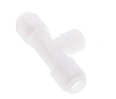 8x10 Mm&R3/8'' PP Tee En Forma De T Con Rosca Macho 10Bar/145Psi [2 Piezas]