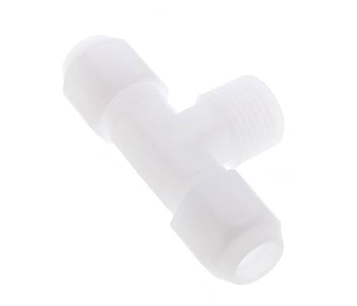 10x12 Mm&R1/2'' PP Tee En Forma De T Con Rosca Macho 10Bar/145Psi